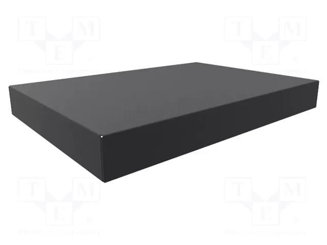 Enclosure: enclosure base; X: 305mm; Y: 432mm; Z: 51mm; 1441; steel HAMMOND HM-1441-34BK3