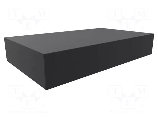 Enclosure: enclosure base; X: 254mm; Y: 432mm; Z: 76mm; 1441; steel HAMMOND HM-1441-32BK3