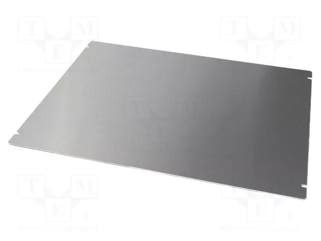 Mounting plate; steel; Series: 1444; natural HAMMOND HM-1434-1713