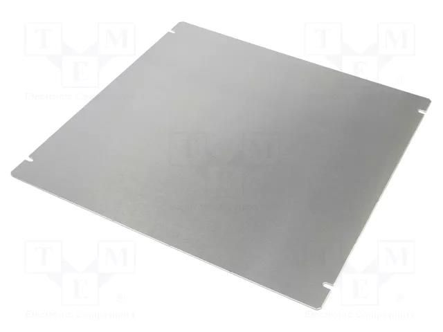 Mounting plate; steel; Series: 1444; natural HAMMOND HM-1434-1212