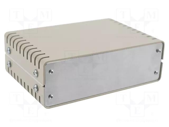 Enclosure: with panel; vented; 1402; X: 180mm; Y: 124mm; Z: 61mm HAMMOND HM-1402BV