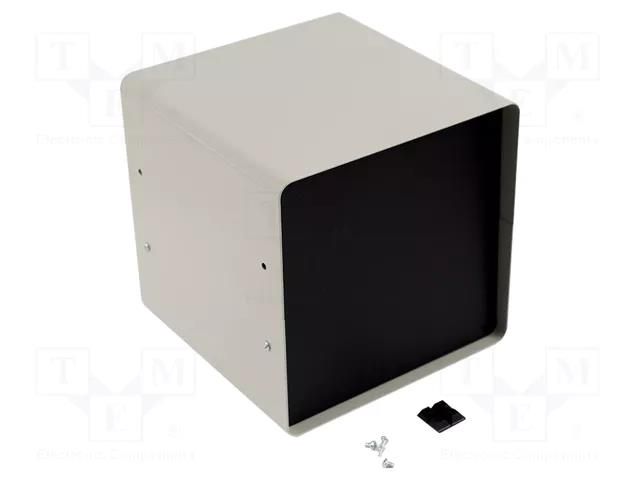 Enclosure: with panel; vented; 1401; X: 203mm; Y: 203mm; Z: 203mm HAMMOND HM-1401E