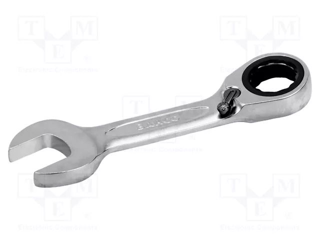 Wrench; combination spanner,with ratchet; 13mm; tool steel BAHCO SA.10RM-13