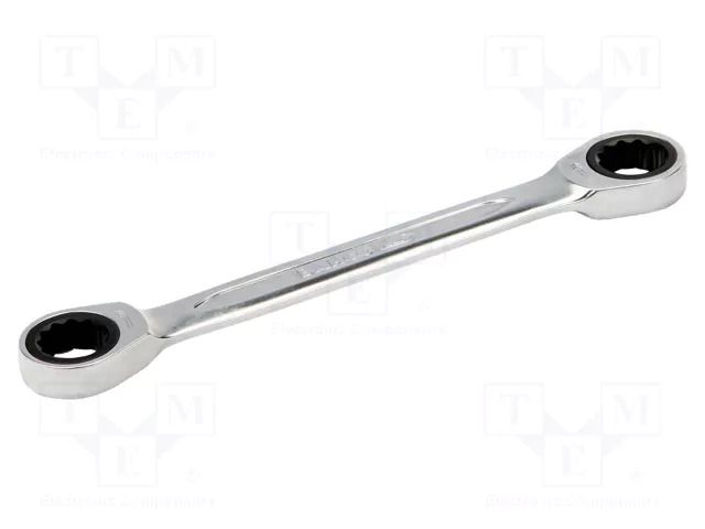 Wrench; box,with ratchet; 17mm,19mm; tool steel BAHCO SA.1320RM-17-19