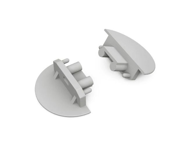 ending GROOVE10 TOPMET with hole grey 76980022 5901597258001