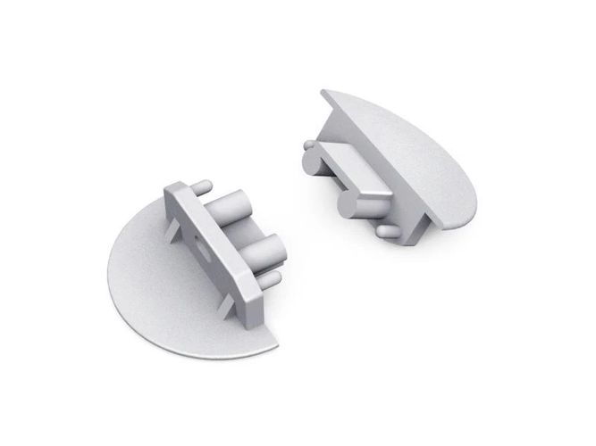 ending GROOVE10 TOPMET with hole silver 76980040 5901597257981