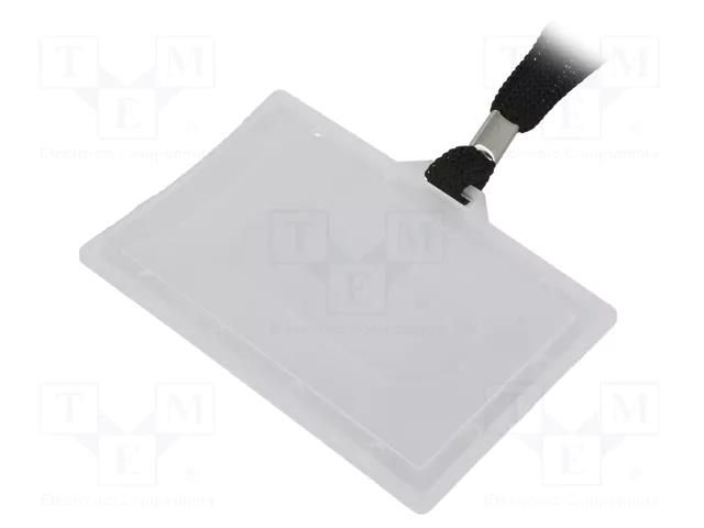 Card holder; with black tape ARGO ARGO-HOLDER/BK