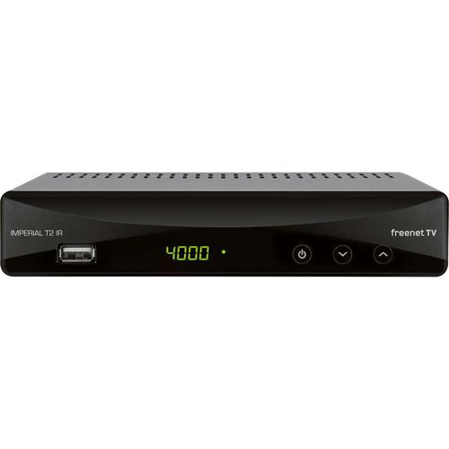 T2 IR DVB-T2 Receiver with Integrated IRDETO Decryption System (incl. 3 Months of Freenet TV) Black 77-559-00 4024035755908