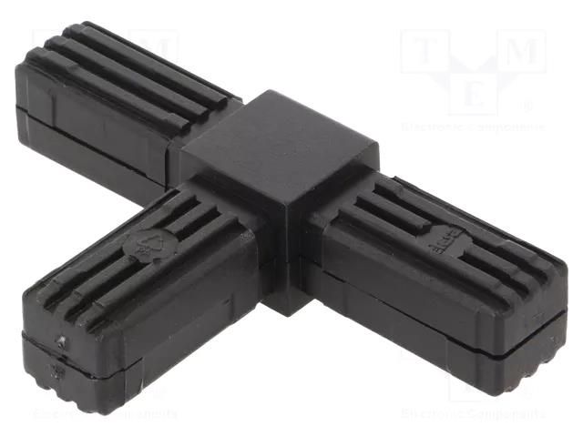Mounting coupler; for profiles; polyamide; -30÷100°C; I: 56mm ELESA+GANTER STC.20-2A-3W-R-C9