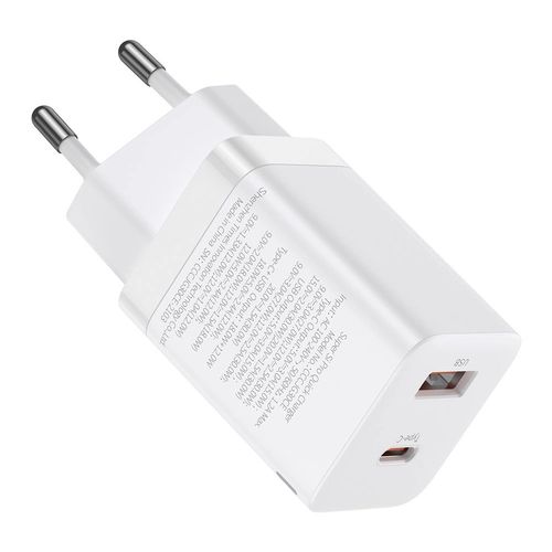 Baseus Super Si Pro USB / USB Type C Fast Charger 30W Power Delivery Quick Charge white (CCSUPP-E02), Baseus 6953156206359 6953156206359
