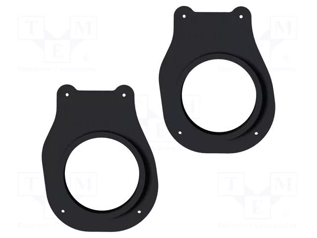 Spacer ring; MDF; 165mm; Citroën; Loudsp.depth: 66mm; impregnated BASSER D.MDF.CITROEN06