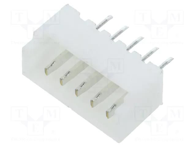 Connector: wire-board; socket; male; 1.25mm; PIN: 5; THT; 125V; 1A ADAM TECH 125SHB05TS