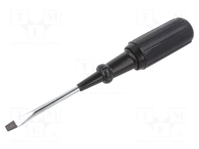 Screwdriver; slot; 6x0.9mm; Blade length: 76mm; Overall len: 214mm ENGINEER FUT.DG-03