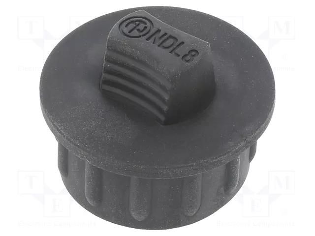 DUMMYPLUG NDL8 FOR ALL 8 POLE MALE NEUTRIK SPEAKON CHASSIS C NEUTRIK NTR-NDL8