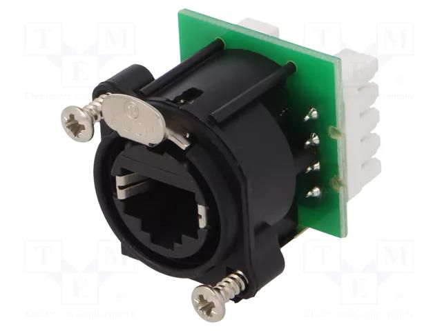 connector ETHERCON CHASS. CON. V IDC-K NEUTRIK NTR-NE8FAV-YK