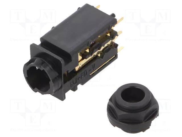 connector "1/4"" JACK 6POLE V" NEUTRIK NTR-NJ6FD-V