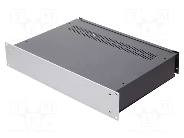 Enclosure: rack mounting; Standard: 19"; 2U; black; Z: 83mm; X: 434mm TEKO RACK-2.18