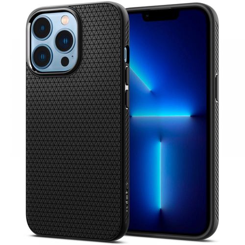 Spigen Liquid Air Case for iPhone 13 Pro Max - Matte Black, Spigen 8809756649486