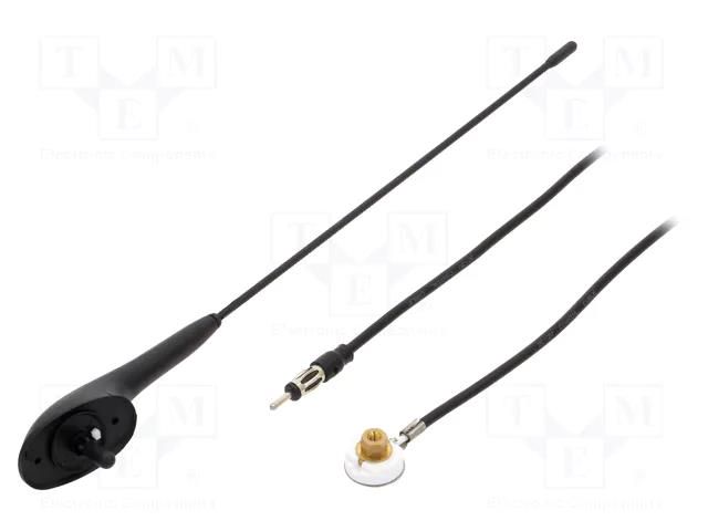 Antenna; car top; 0.45m; AM,FM; universal; 2.1m; 75Ω 4CARMEDIA ANT.72