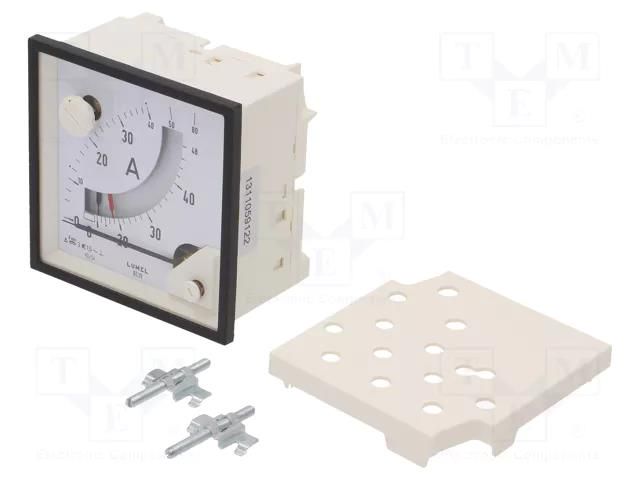 Ammeter; on panel; I AC: 0÷40A; Features: working position 90° LUMEL BE39-1NF4122000