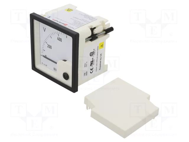 Voltmeter; on panel; VAC: 0÷500V; Class: 1.5; True RMS; 50÷60Hz CROMPTON - TE CONNECTIVITY E243-02V-G-04