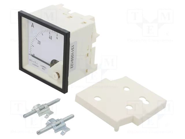 Ammeter; on panel; I DC: 0÷50A; Class: 1.5; Length: 61mm; 600V; MA17 LUMEL MA17N-AB1300000000
