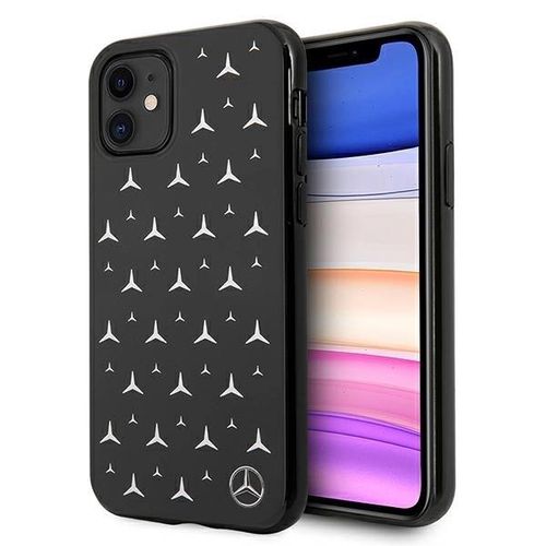 Mercedes MEHCN61ESPBK iPhone 11 6,1" / Xr czarny/black hardcase Silver Stars Pattern, Mercedes 3666339013301 3666339013301