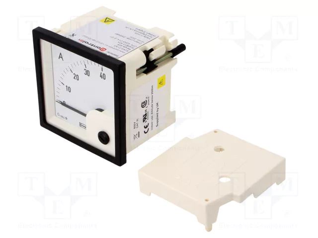 Ammeter; on panel; I DC: 0÷40A; Class: 1.5; 72x72mm CROMPTON / TE CONNECTIVITY E243-01A-G-07