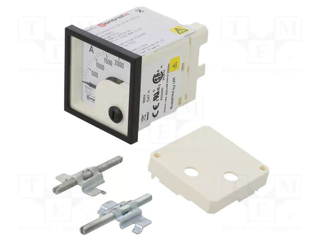 Ammeter; on panel; I DC: 0÷2kA; Class: 1.5; 48x48mm CROMPTON - TE CONNECTIVITY E242-89A-G-20