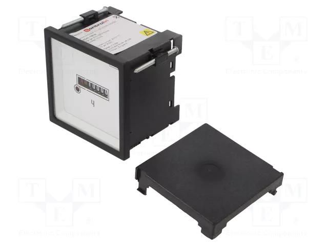 Meter: counter; on panel; analogue,mounting; 200÷250V; 72x72mm CROMPTON - TE CONNECTIVITY M243-155-G