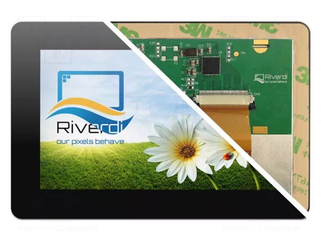 Display: TFT; 4.3"; 480x272; Illumin: LED; Dim: 120.38x79.2x8.63mm Riverdi SM-RVT43ULFNWC00