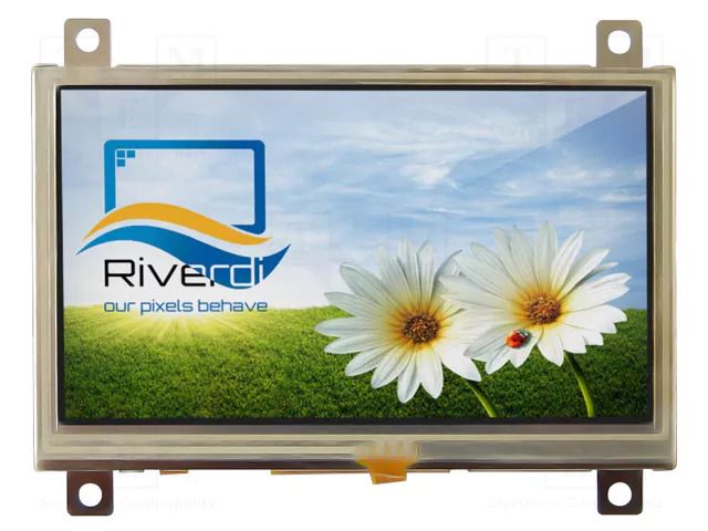 Display: TFT; 4.3"; 480x272; Illumin: LED; Dim: 106.3x68x7.95mm Riverdi SM-RVT4.3BCFWR00