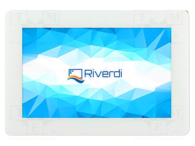 Display: TFT; 5"; 800x480; Illumin: LED; Dim: 136x92.8mm; white; EVE2 Riverdi SM-RVT50UQFNWC05