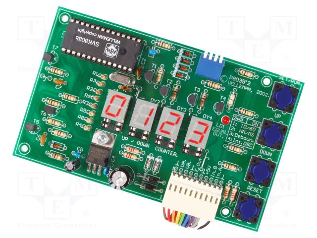 Pulse counter; 9÷12VDC; 9/9VAC VELLEMAN VEL-WST8035