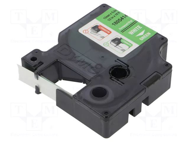 Tape; 12mm; 5.5m; green; Character colour: white DYMO DYMO.1805414