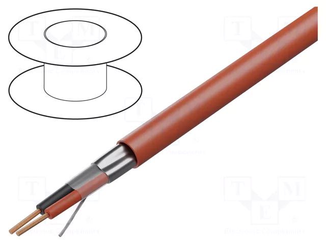 Wire: loudspeaker cable; 2x2.5mm2; Insulation: LSZH; Colour: red TASKER TAS-TSK303