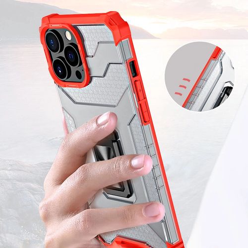 Crystal Ring Case Kickstand Tough Rugged Cover for iPhone 13 Pro black, Hurtel 9145576220658 9145576220658
