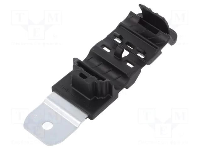 Fixing clamp; Cable P-clips; ØBundle : 6.2÷13.7mm; W: 34.9mm; 445N HELLERMANNTYTON RCA180SM6-PA66