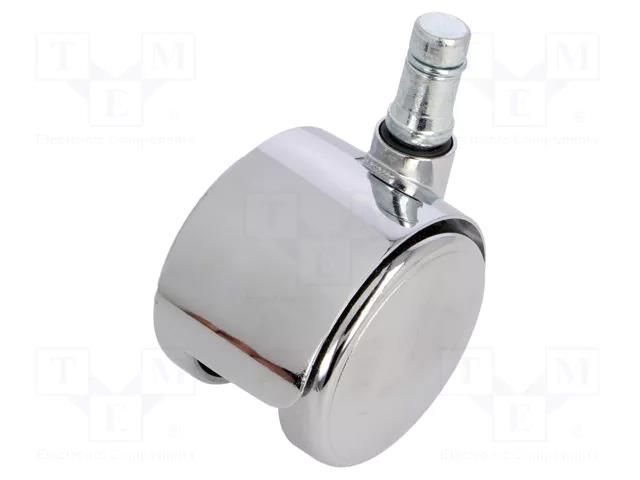 Furniture wheel; ESD; 50mm; metal RT WORK ESD-WHEEL/M