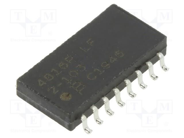 Resistor network: X; SMD; 10kΩ; ±1%; No.of resistors: 8; -55÷125°C BOURNS 4816P-T02-103LF