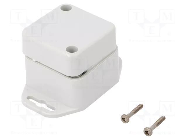 Enclosure: multipurpose; X: 45mm; Y: 45mm; Z: 40mm; ZP; ABS; gasket KRADEX ZP454540UJHABS