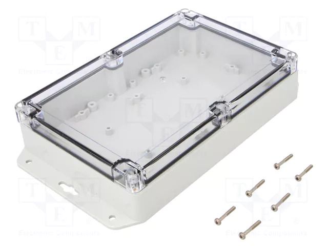 Enclosure: multipurpose; X: 140mm; Y: 210mm; Z: 45mm; ZP; light grey KRADEX ZP21014045SUJPPC