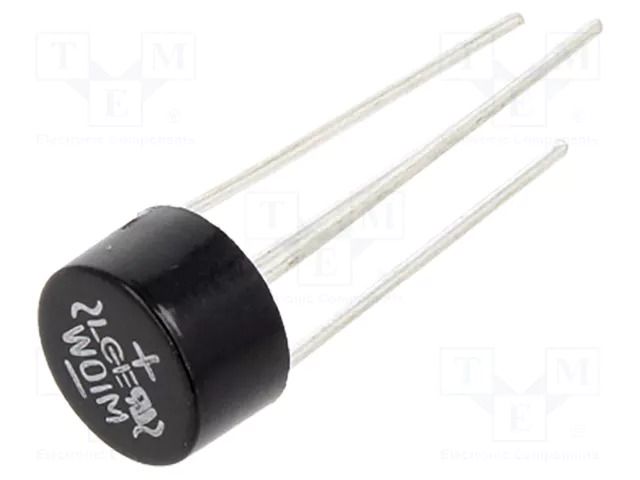 Bridge rectifier: single-phase; Urmax: 100V; If: 1.5A; Ifsm: 50A LUGUANG ELECTRONIC W01M-LGE