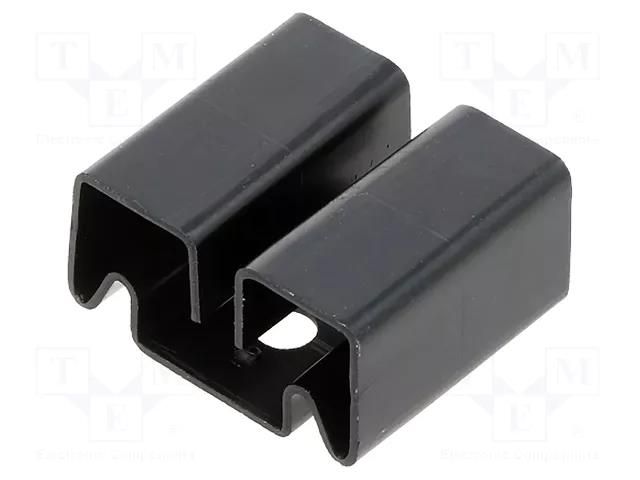 Heatsink: moulded; TO220; black; L: 11mm; W: 22mm; H: 19mm; 21K/W ALUTRONIC CK980/SE
