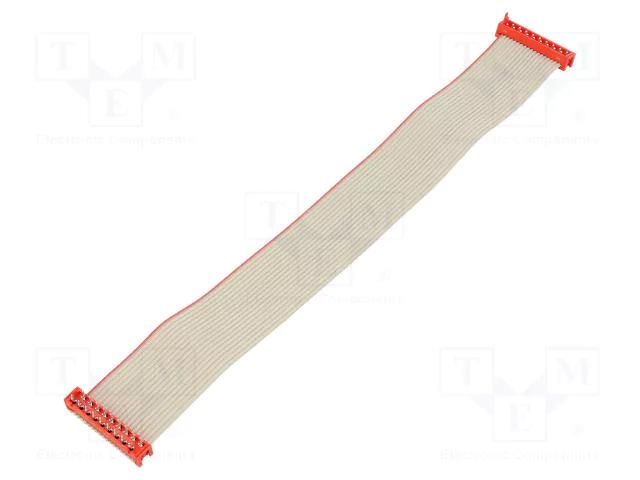 Ribbon cable with connectors; Tape ph: 1.27mm; PIN: 18; Len: 0.2m TE Connectivity 2205075-3