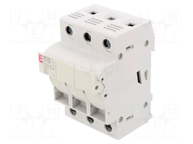 Fuse disconnector; 10.3x38mm; for DIN rail mounting; 32A; 690VAC ETI POLAM 002540004
