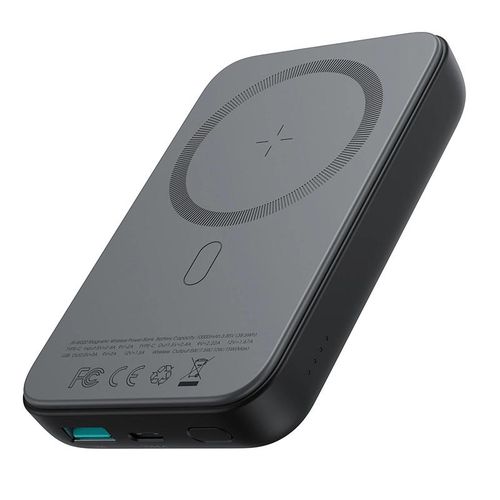 Powerbank Joyroom JR-W020 20W 10000mAh MagSafe + USB-C - USB-C cable 0.25m - black, Joyroom 6941237166388