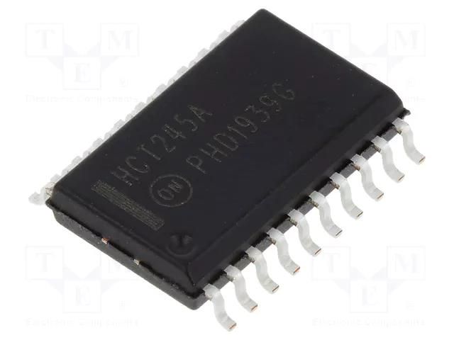 IC: digital; bidirectional,transceiver; Ch: 8; CMOS,TTL; SMD; SO20 ONSEMI MC74HCT245ADWG