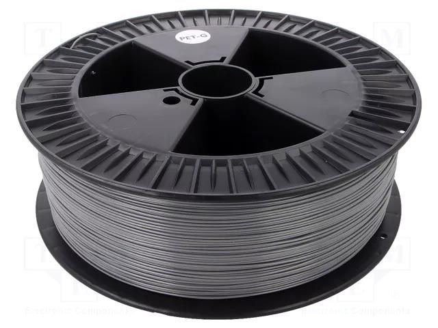 Filament: PET-G; Ø: 1.75mm; grey; 220÷250°C; 2kg DEVIL DESIGN DEV-PETG-1.75GR-2