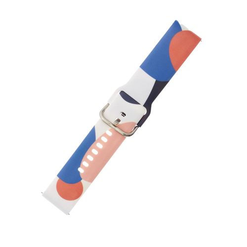 Strap Moro for Samsung Galaxy Watch 45 / 46 / 47 mm silicone bracelet watch band - pattern 10, Hurtel 5907769336409 5907769336409